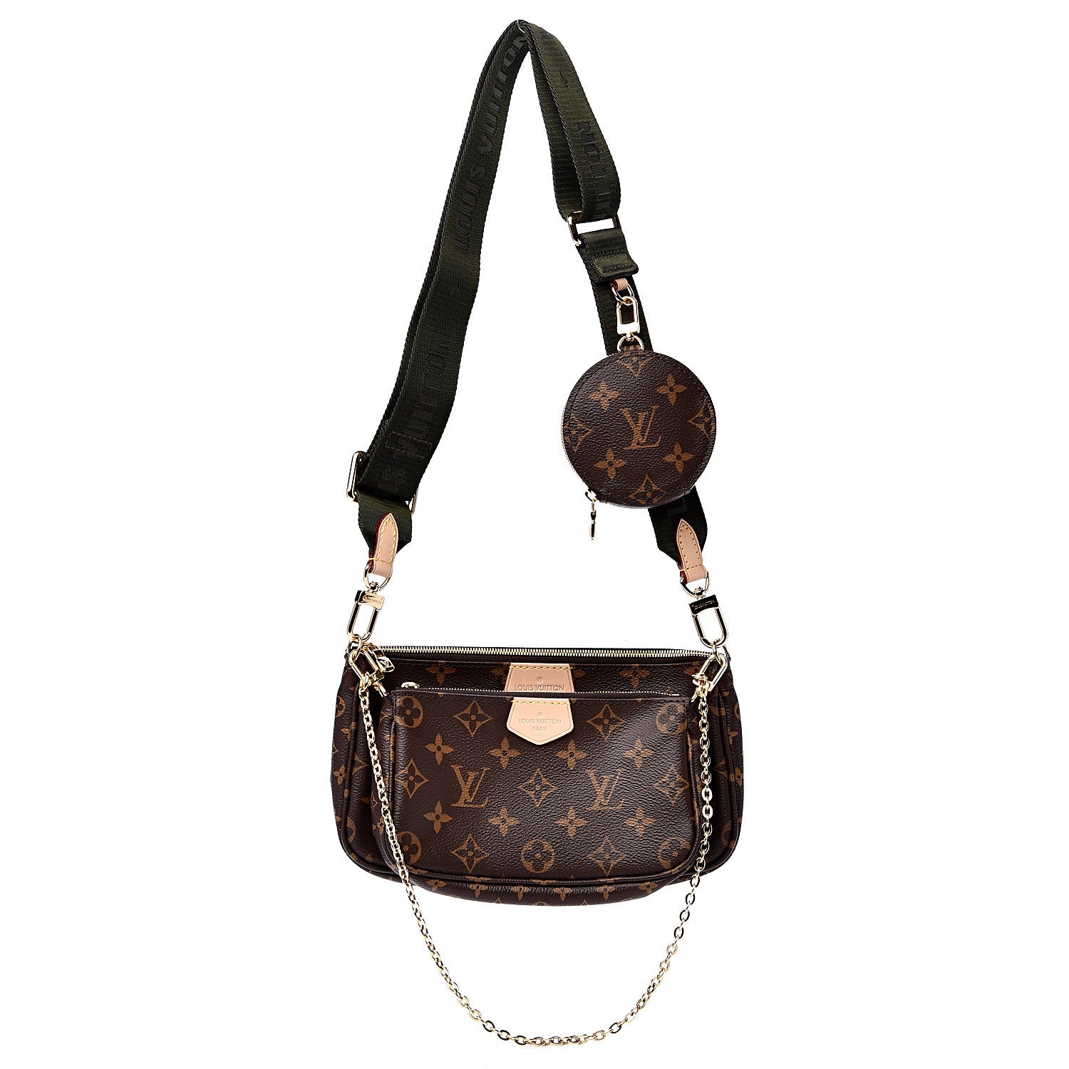 Louis Vuitton Monogram Multi Pochette Accessories Kaki 1 of 10