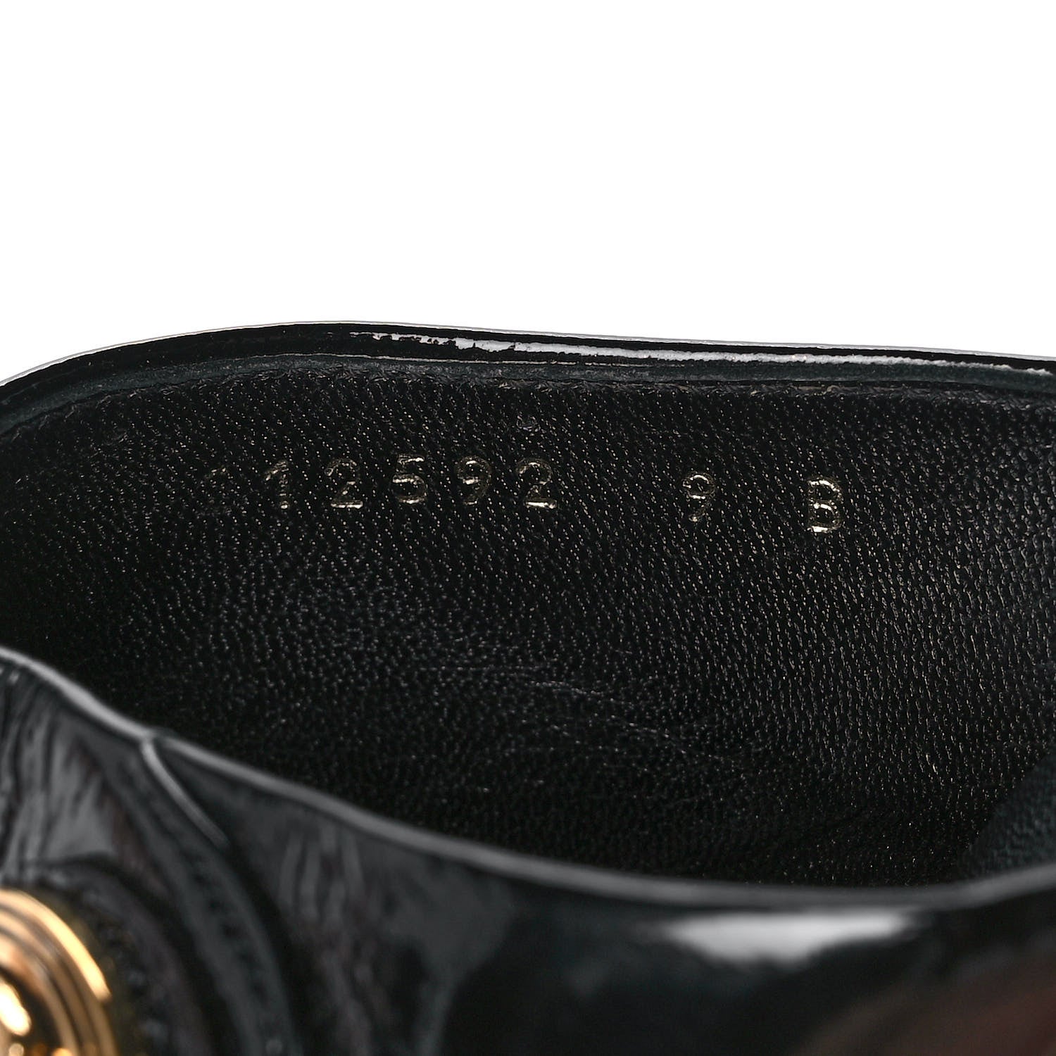 Gucci Patent Wood Platform High Heel Slides 9 Black 8 of 9