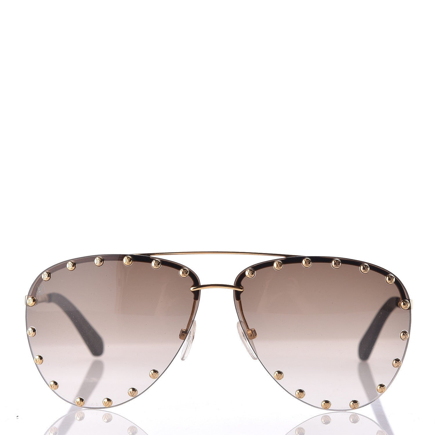Louis Vuitton The Party Aviator Gradient Sunglasses Z0914U Brown 2 of 7