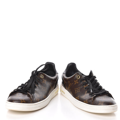 Louis Vuitton Patent Monogram Frontrow Sneakers 38 6 of 10