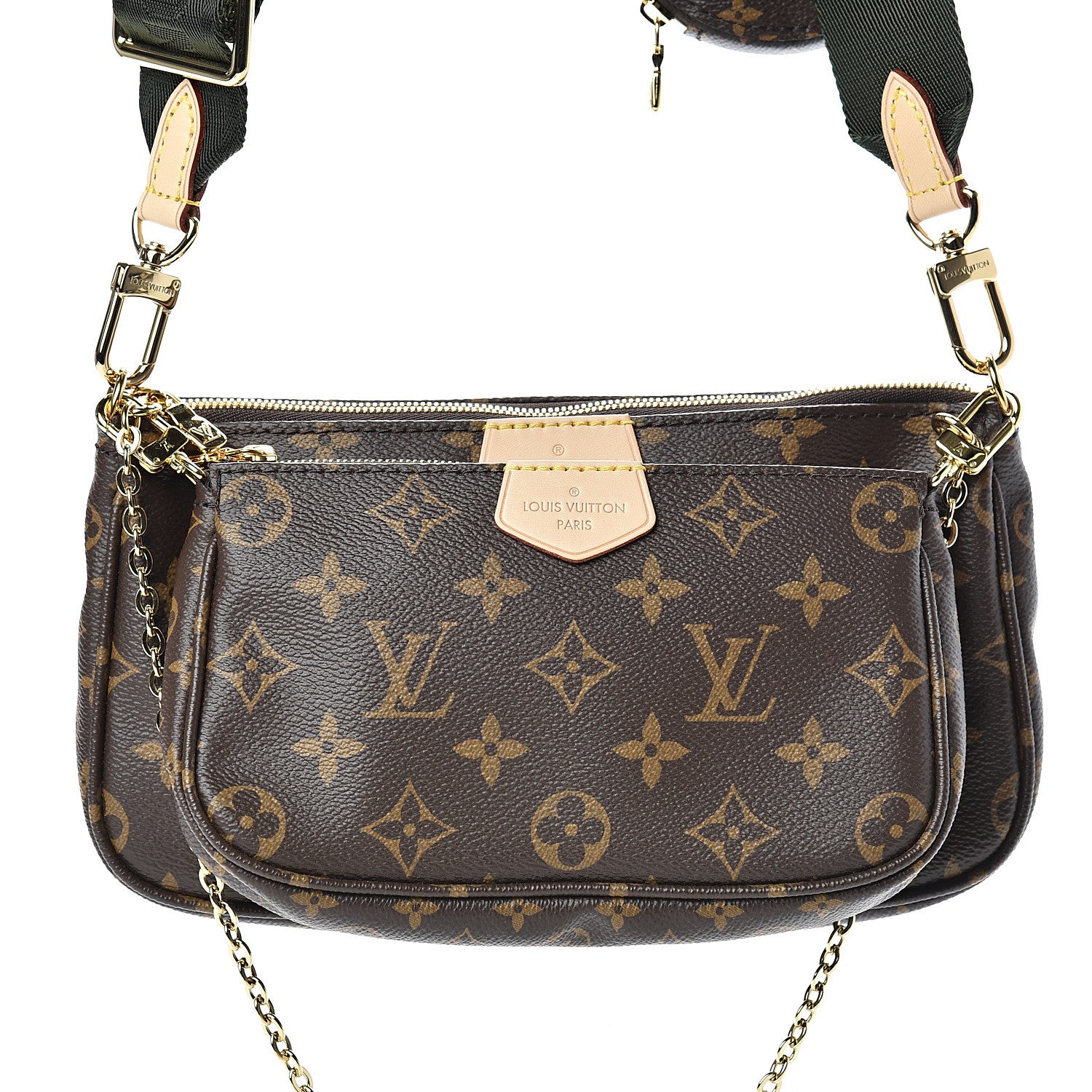 Louis Vuitton Monogram Multi Pochette Accessories Kaki 9 of 11