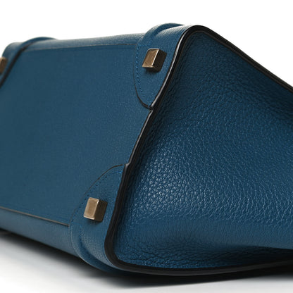 Celine Goatskin Micro Luggage Deepsea 11 of 13
