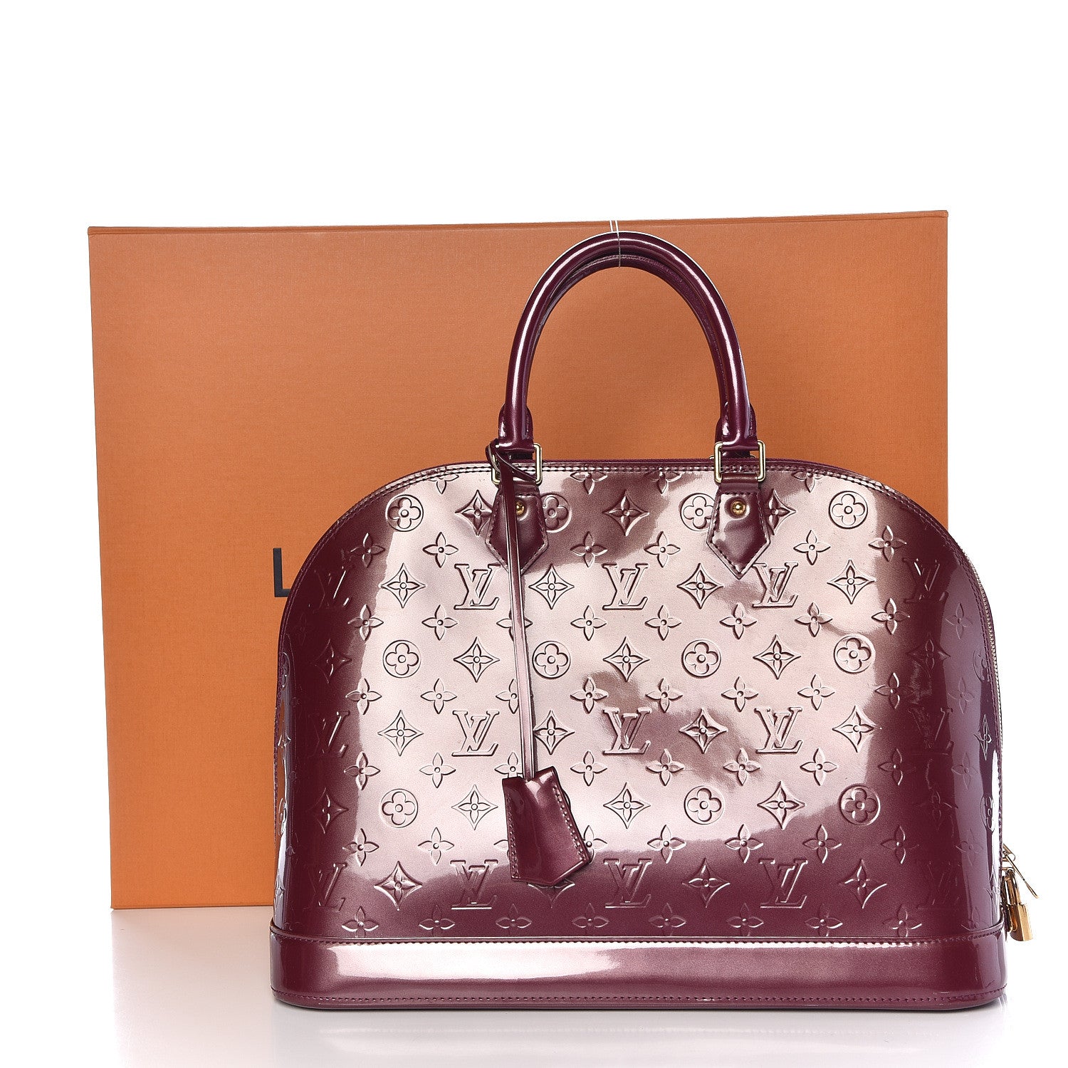 Louis Vuitton Vernis Alma GM Violet 10 of 10