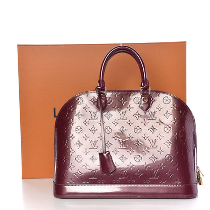Louis Vuitton Vernis Alma GM Violet 10 of 10