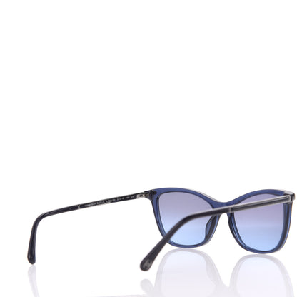 Chanel CC Cat Eye Sunglasses 5437-Q Dark Blue 4 of 8