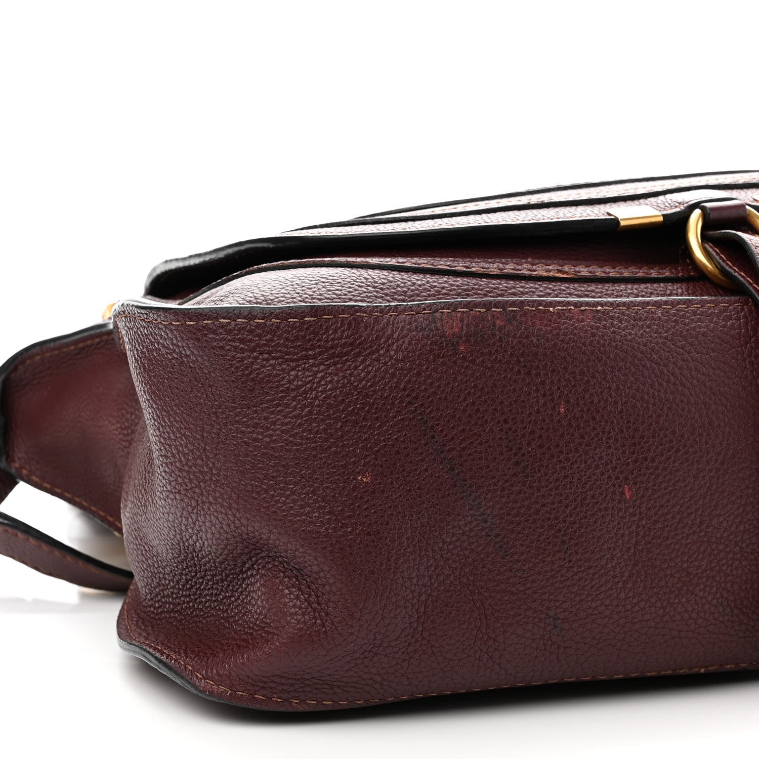 Chloe Calfskin Medium Marcie Satchel Dark Velvet 9 of 12