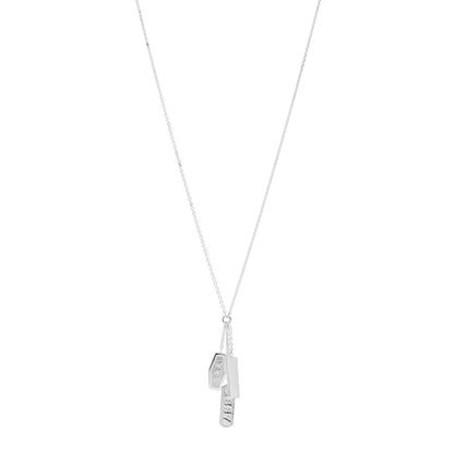 Tiffany Sterling Silver 1837 Triple Tag Lariat Necklace 1 of 4