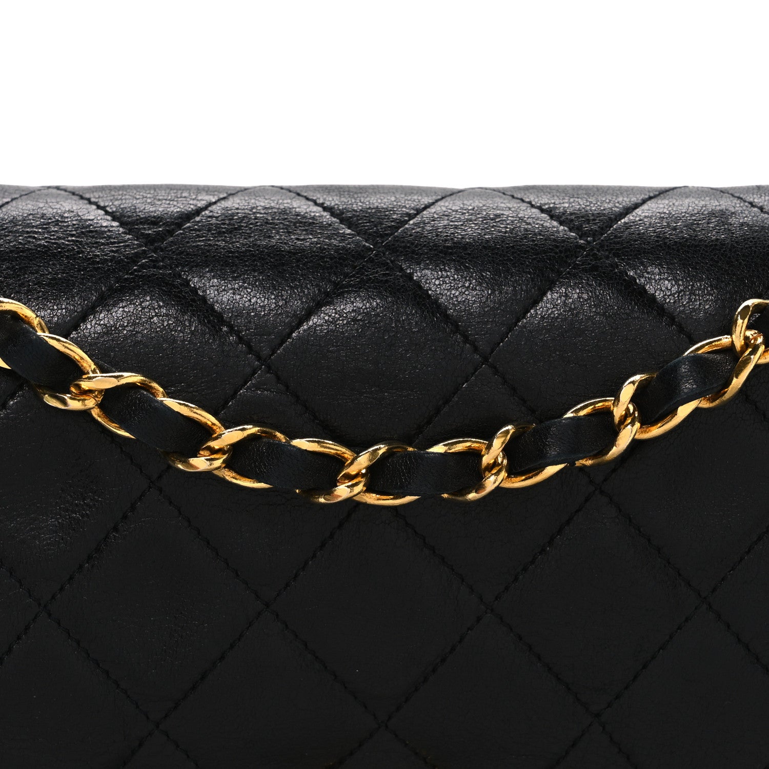 Chanel Lambskin Quilted Small Double Flap Black 9 of 11