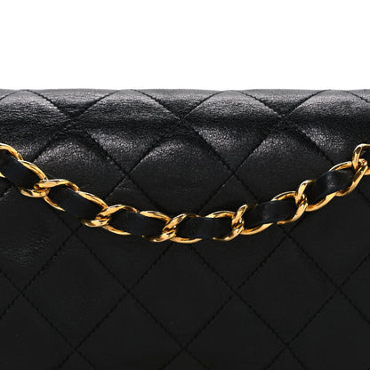 Chanel Lambskin Quilted Small Double Flap Black 9 of 11