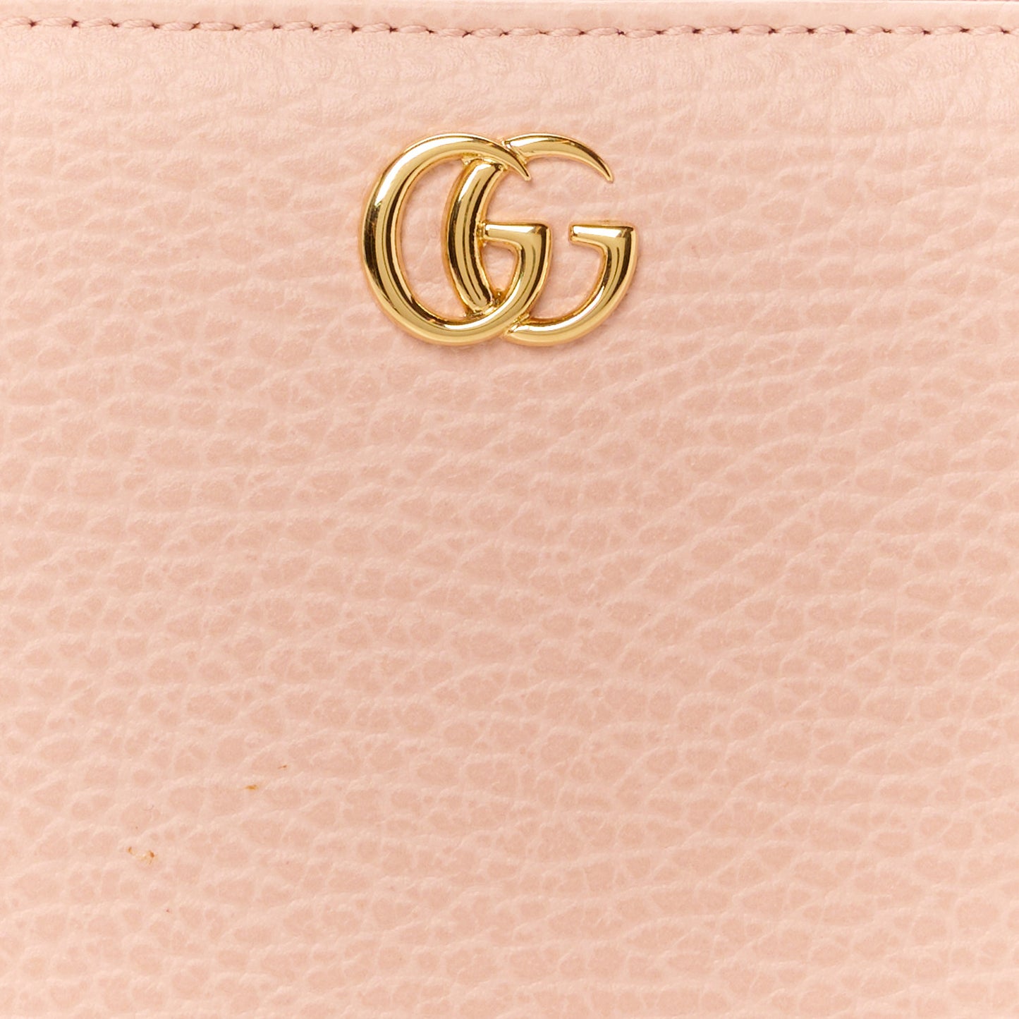 Dollar Calfskin GG Marmont Zip Around Wallet Perfect Pink