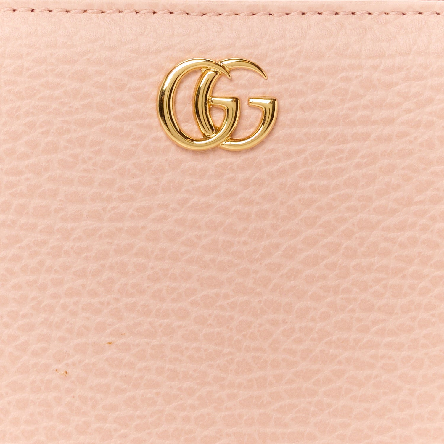 Gucci Dollar Calfskin GG Marmont Zip Around Wallet Perfect Pink 8 of 9