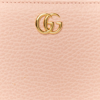 Gucci Dollar Calfskin GG Marmont Zip Around Wallet Perfect Pink 8 of 9