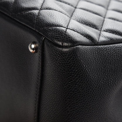 Chanel Caviar Quilted XL Grand Shopping Tote GST Black 9 of 10
