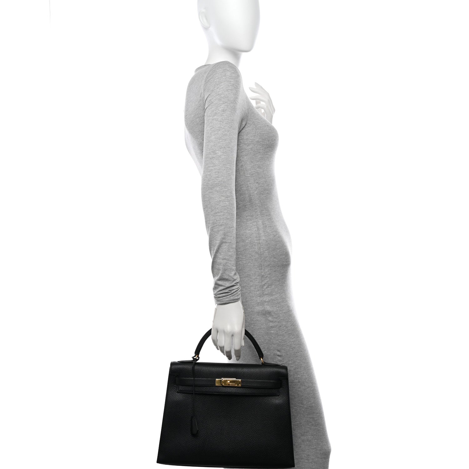 Hermes Ardennes Kelly Sellier 32 Black 2 of 18