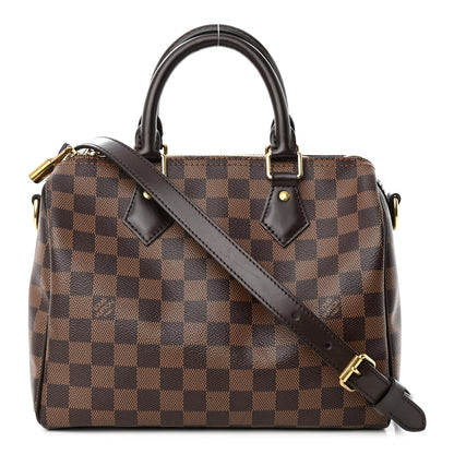 Louis Vuitton Damier Ebene Speedy Bandouliere 25 1 of 22