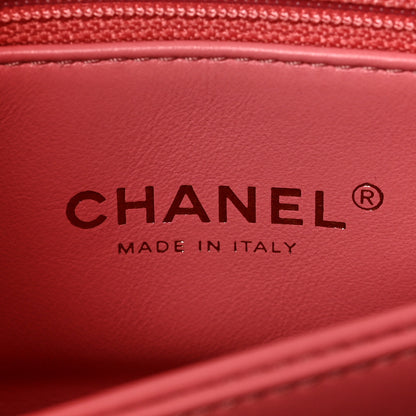 Chanel Caviar Quilted Extra Mini Coco Handle Flap Pink 6 of 9