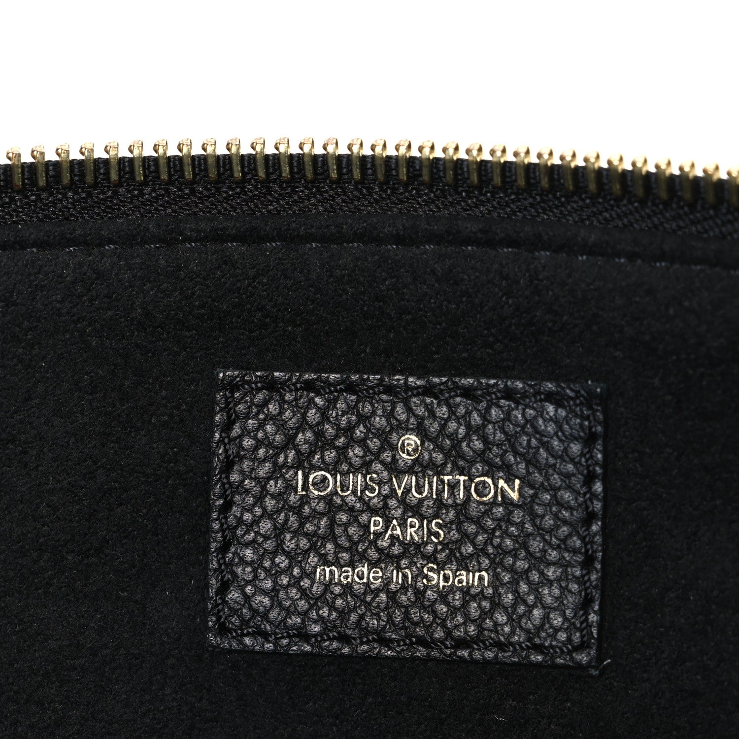 Louis Vuitton Empreinte Monogram Giant Petit Palais Black Beige 6 of 9