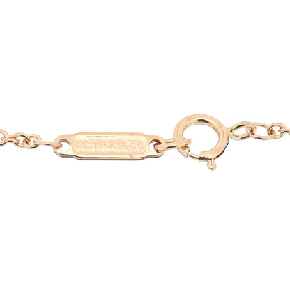 Tiffany 18K Rose Gold Diamond Tag Chain Bracelet 3 of 4