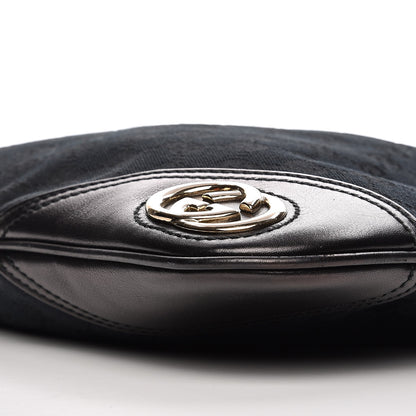Gucci Monogram Medium New Britt Hobo Black 9 of 9