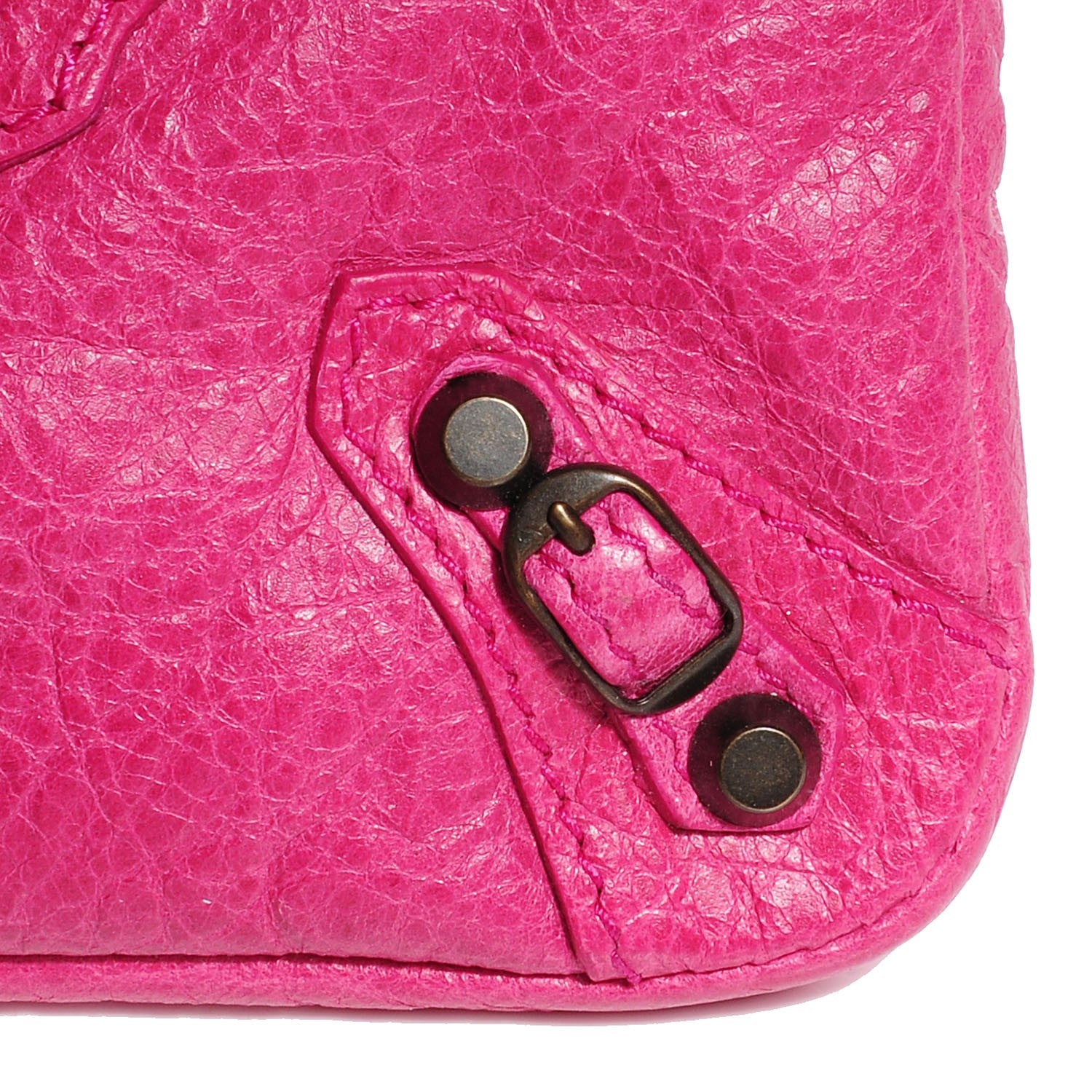 Balenciaga Agneau Classic Hardware Porte-Monnaie Coin Purse Cyclamen 6 of 9