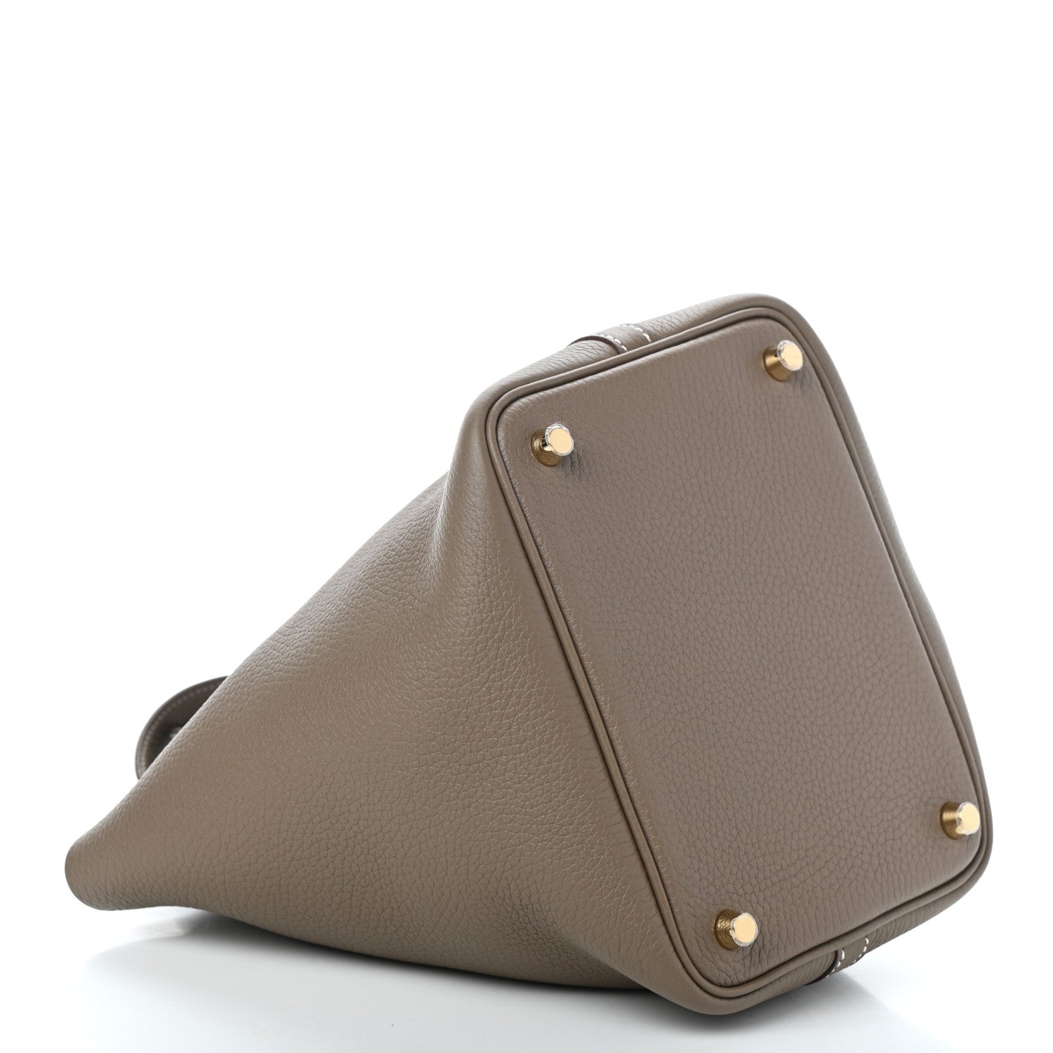 Hermes Taurillon Clemence Picotin Lock 18 PM Etoupe 4 of 10