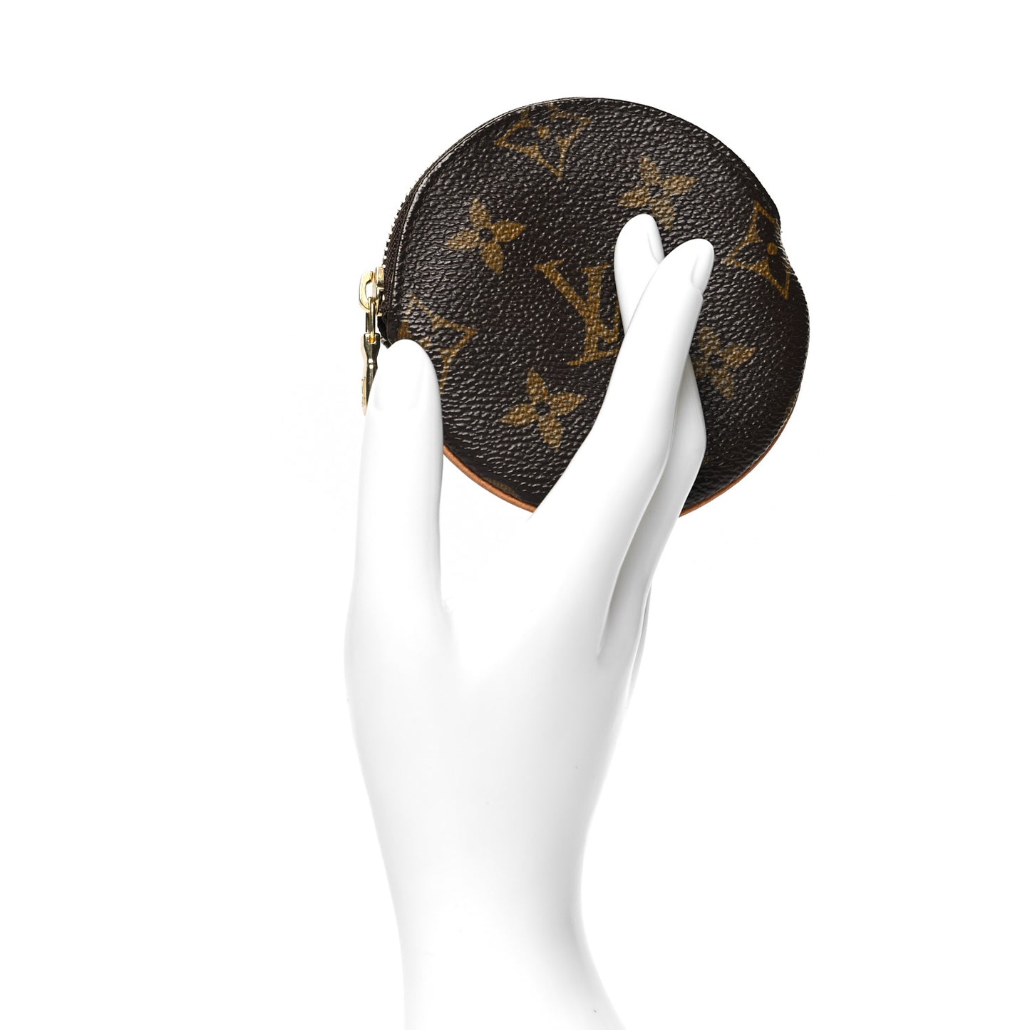 Monogram Round Coin Purse