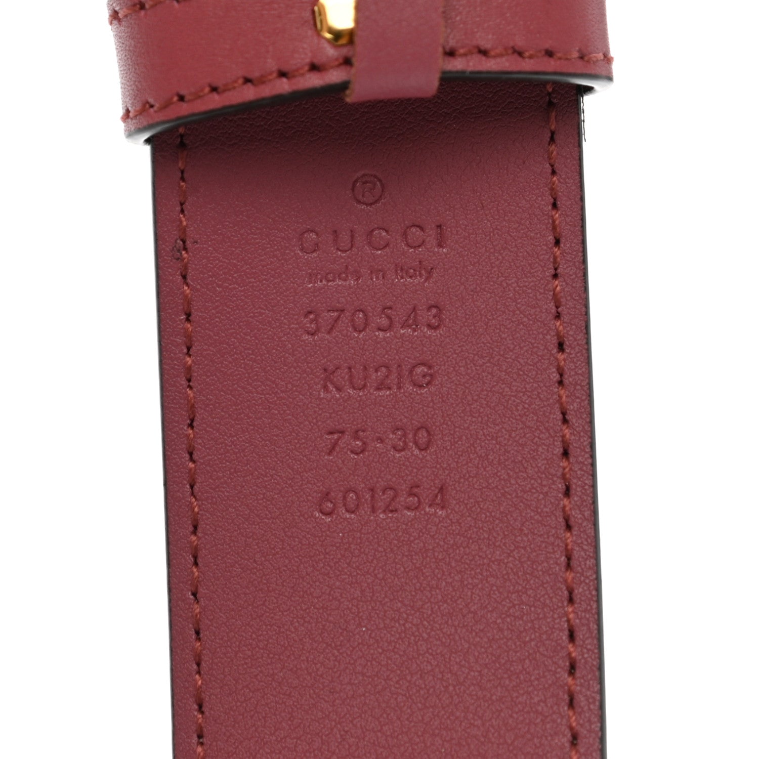 Gucci GG Supreme Monogram Blooms Moon Calfskin Interlocking G 37mm Belt 75 30 Beige Ebony Multicolor Dry Rose 5 of 5