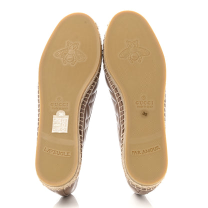 Gucci Nappa Matelasse GG Marmont Espadrilles 36 Porcelain Rose 5 of 10