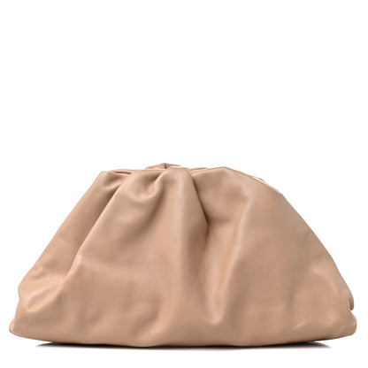 Bottega Veneta Smooth Butter Calf The Pouch Oversized Clutch Nude 1 of 9