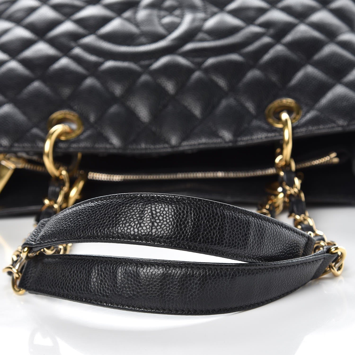Chanel Caviar Quilted Grand Shopping Tote GST Black 15 of 15