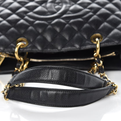 Chanel Caviar Quilted Grand Shopping Tote GST Black 15 of 15
