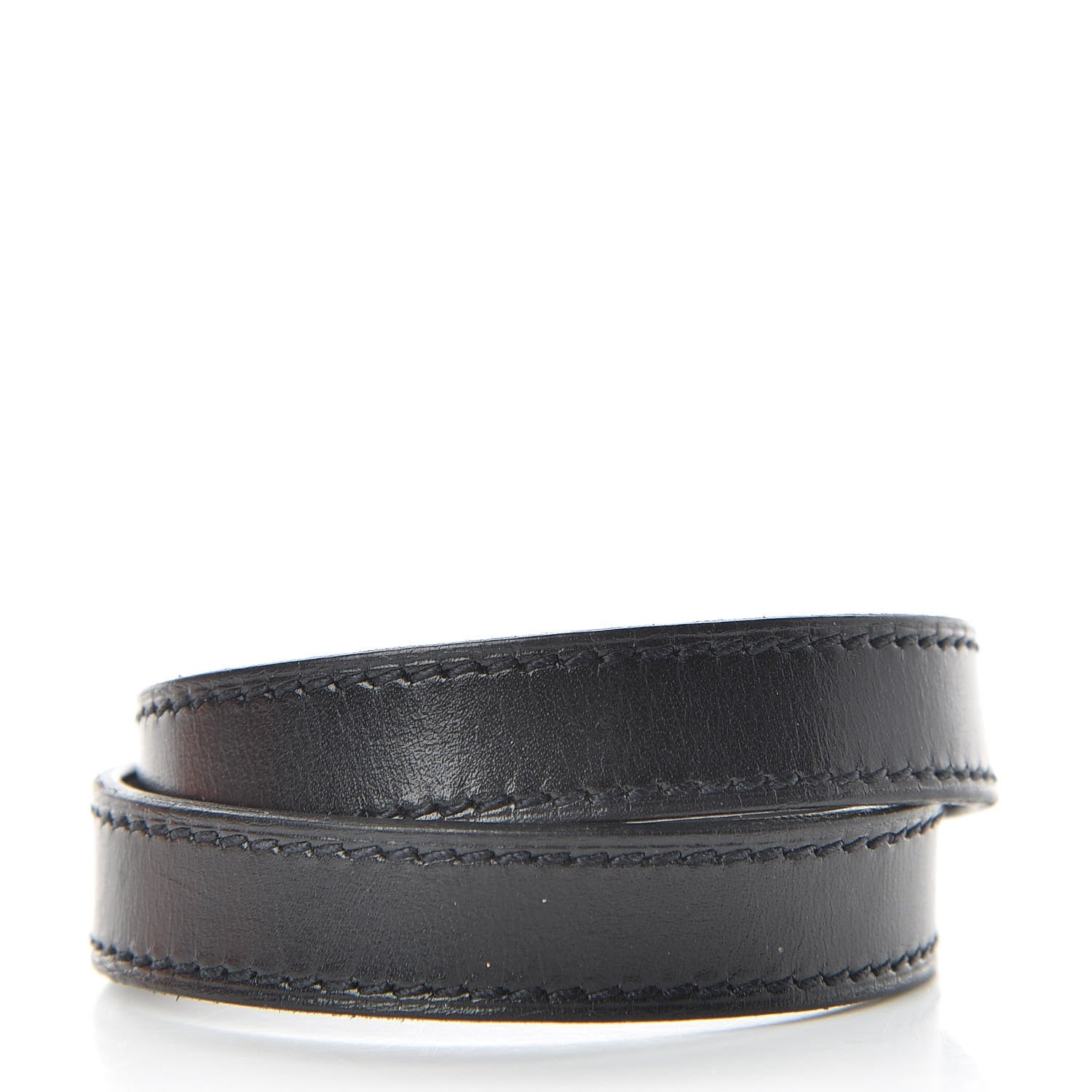 Hermes Box Kelly Double Tour Bracelet S Black 3 of 6