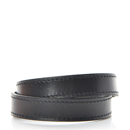 Hermes Box Kelly Double Tour Bracelet S Black 3 of 6