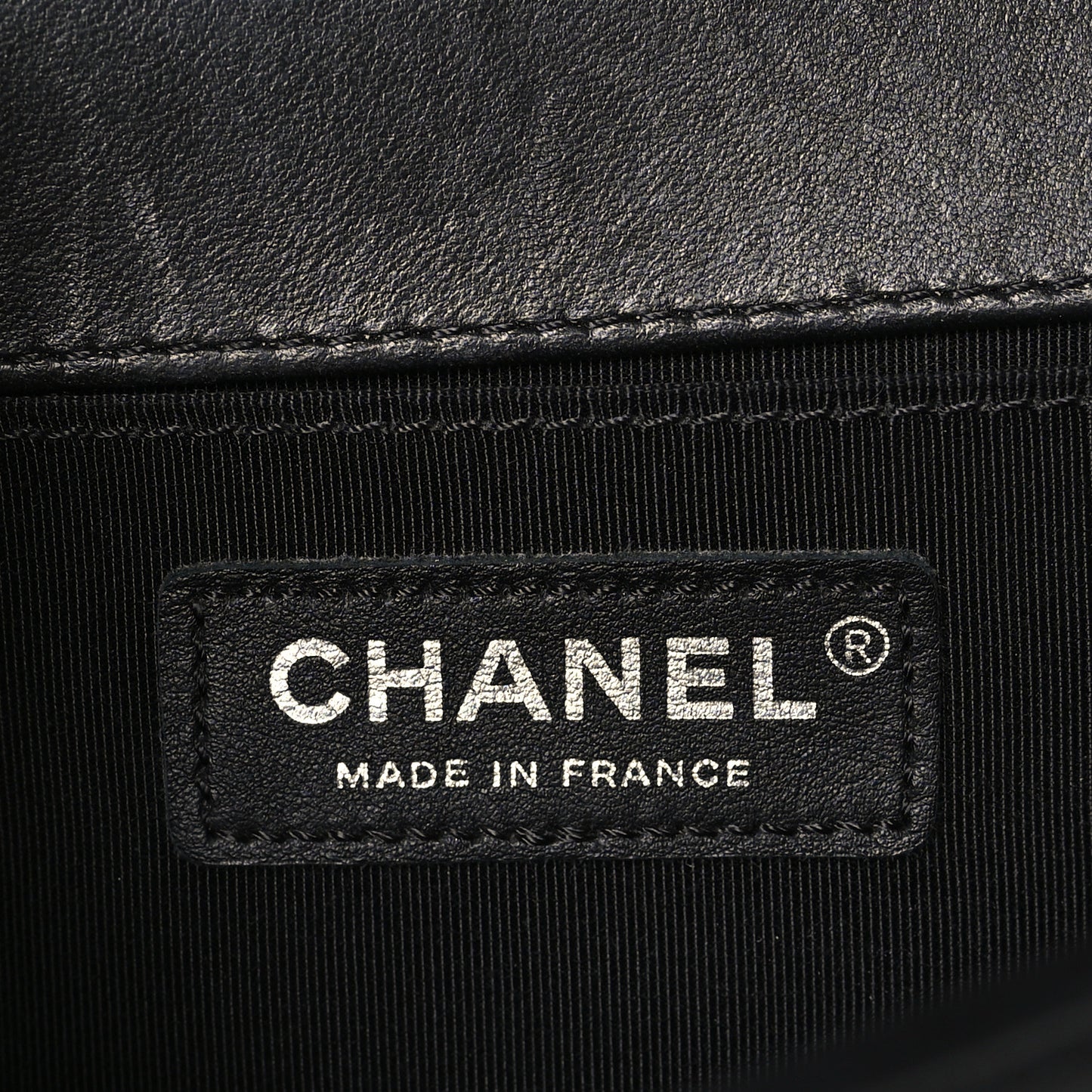 Calfskin Pleated Medium Boy Flap Black