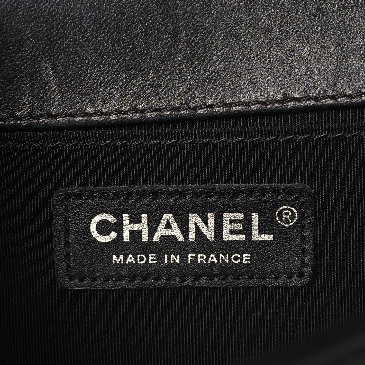 Chanel Calfskin Pleated Medium Boy Flap Black 6 of 9