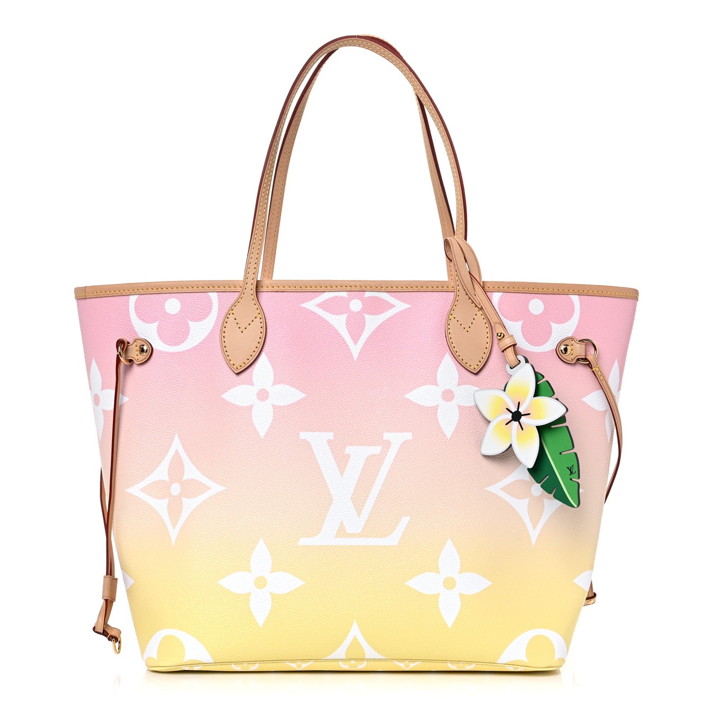 Monogram Giant By The Pool Neverfull MM Light Pink