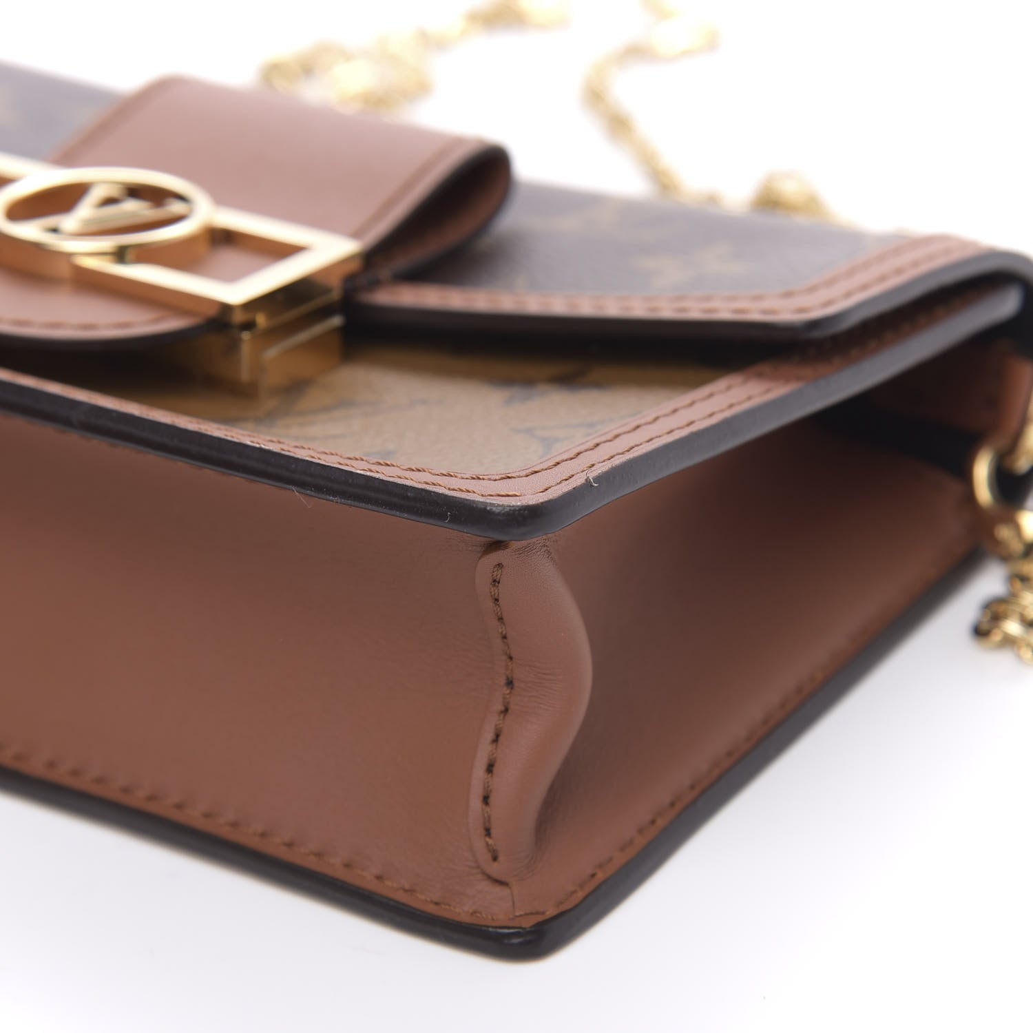 Louis Vuitton Reverse Monogram Dauphine Chain Wallet 8 of 9