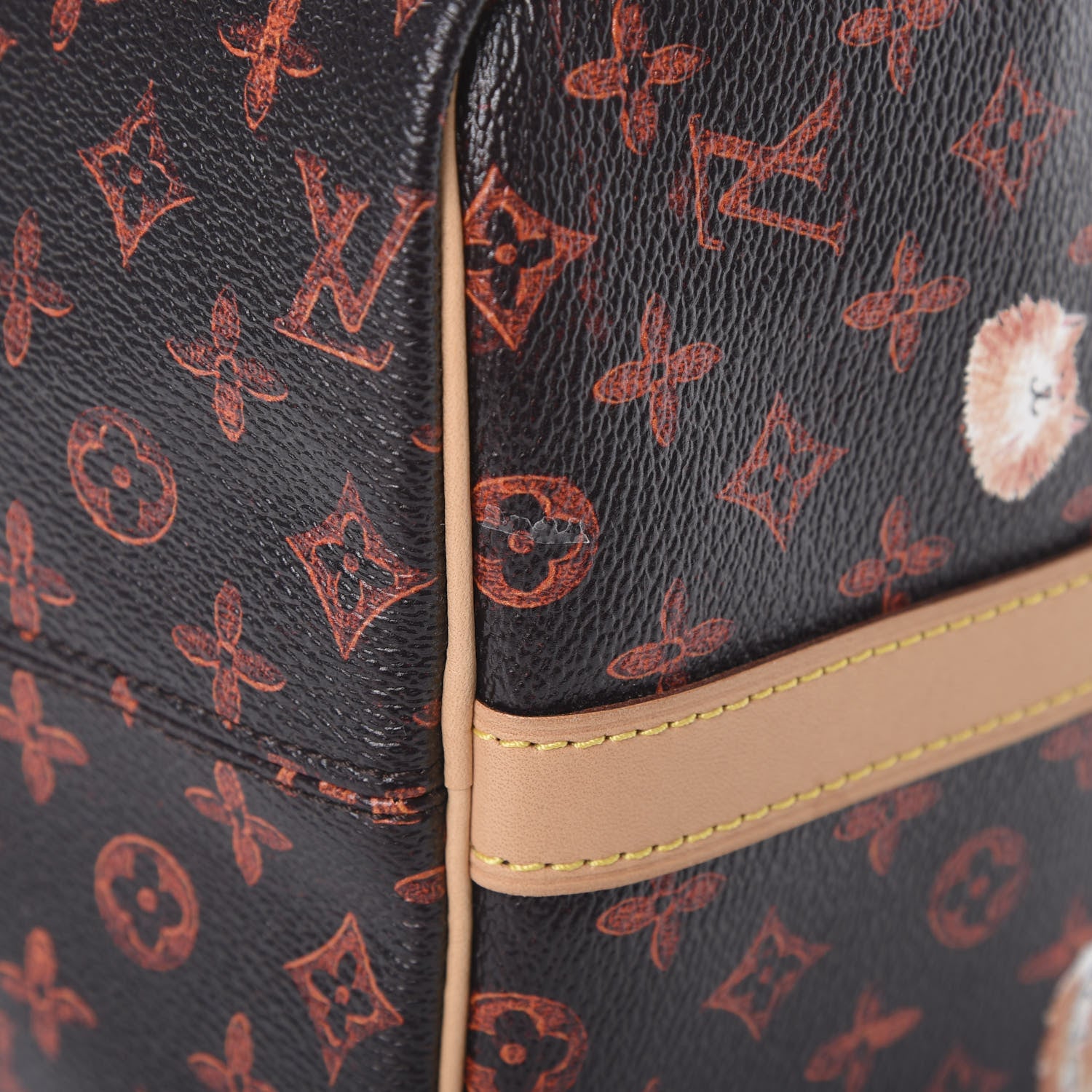 Louis Vuitton Catogram Speedy Bandouliere 30 Marron 10 of 10