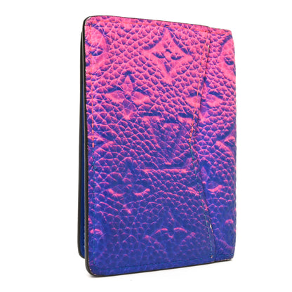 Louis Vuitton Taurillon Illusion Pocket Organizer Bleu Rose 3 of 6