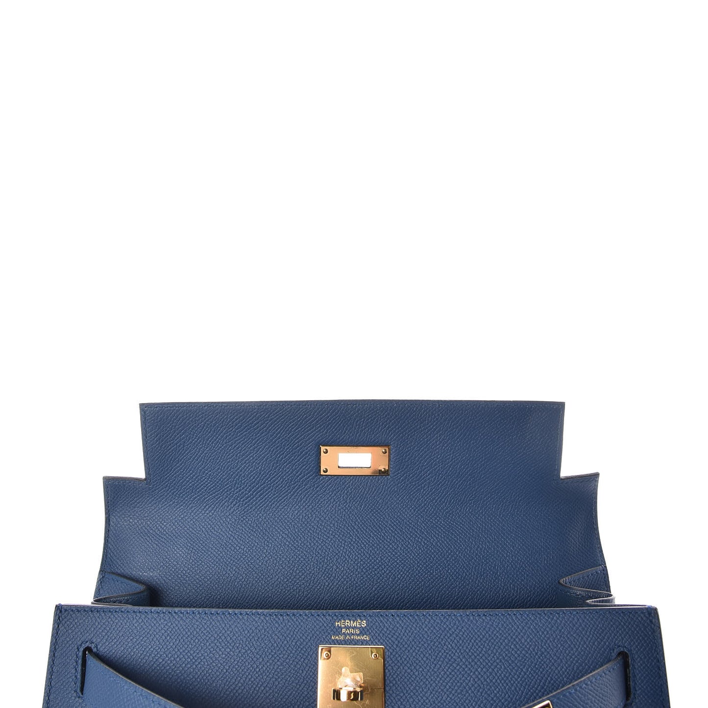 Epsom Kelly Sellier 28 Bleu Agate