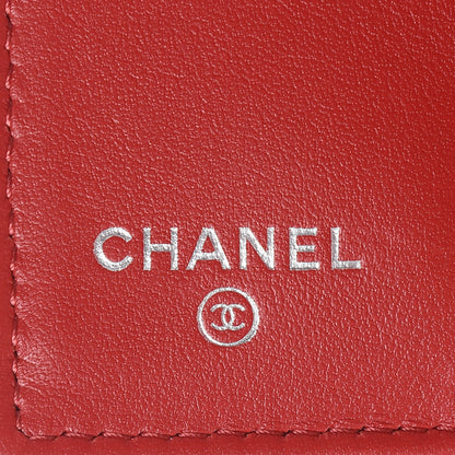 Chanel Caviar Quilted Small Boy Flap Wallet Red 6 of 9
