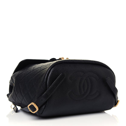 Chanel Caviar Quilted Filigree Backpack Black 4 of 15