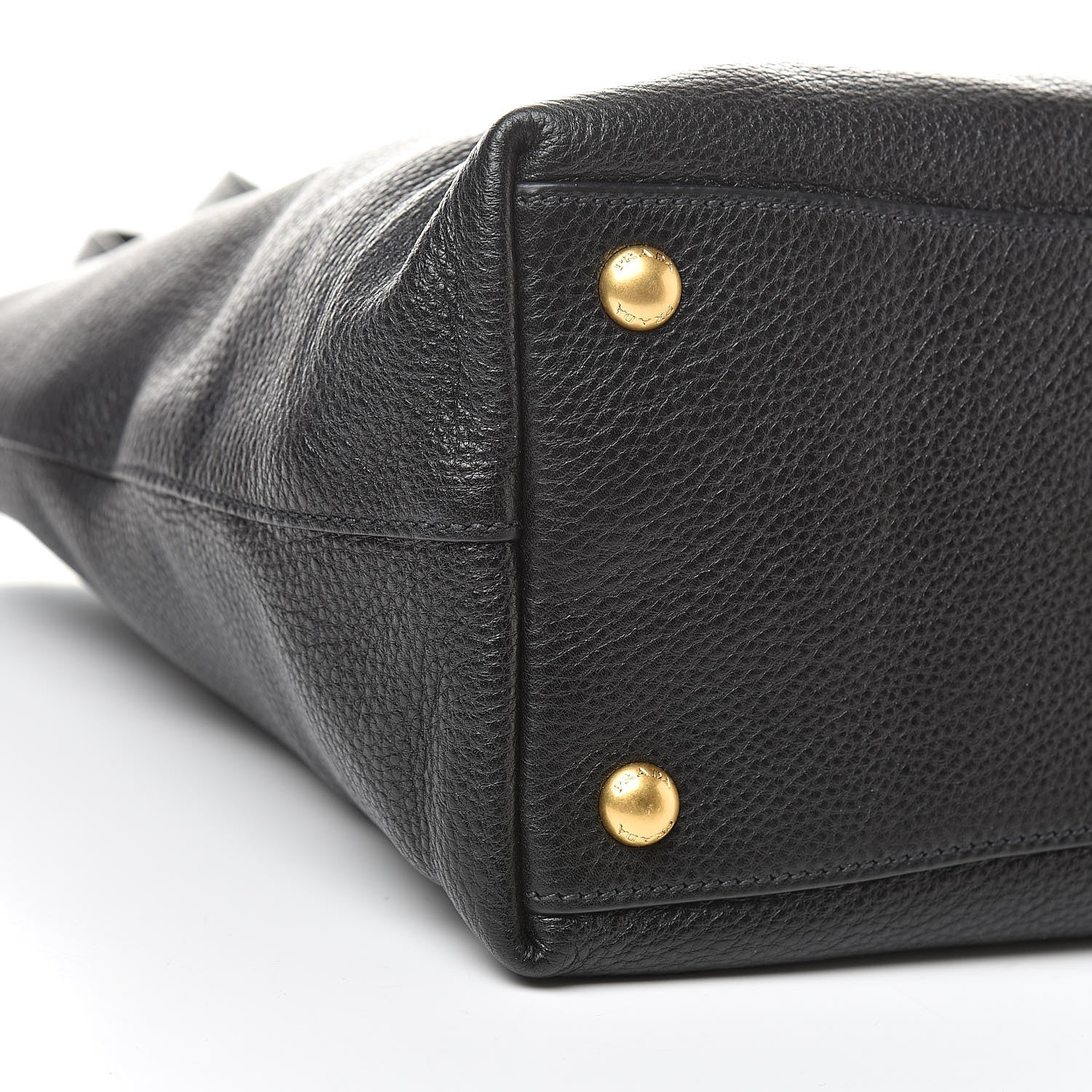 Prada Vitello Phenix Tote Black 9 of 10