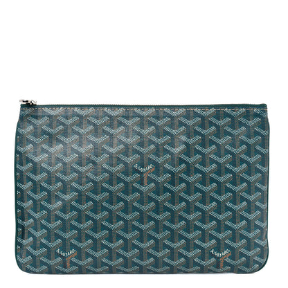 Goyard Goyardine Senat Pochette MM Green 1 of 13