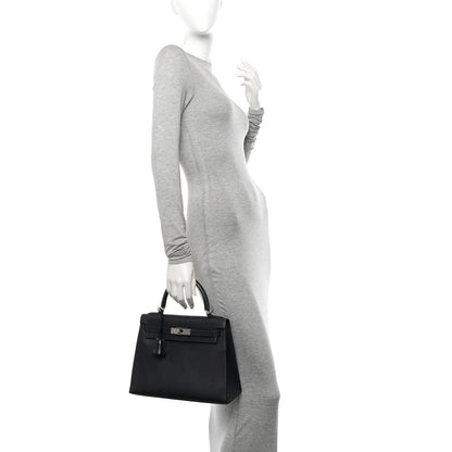 Hermes Barenia Kelly Sellier 28 Ardoise 2 of 14