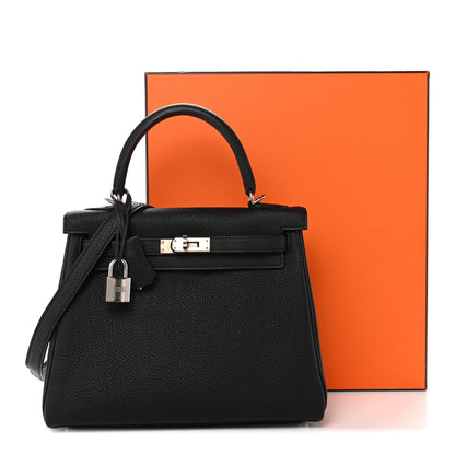 Hermes Togo Kelly Retourne 25 Black 14 of 14