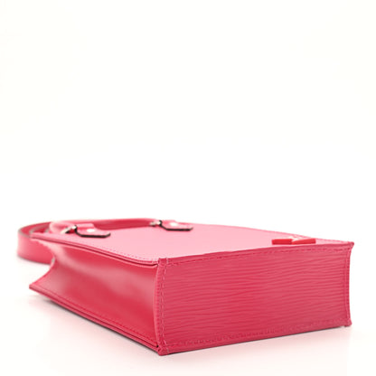 Louis Vuitton Epi Petit Sac Plat Rose Pondicherry 4 of 10
