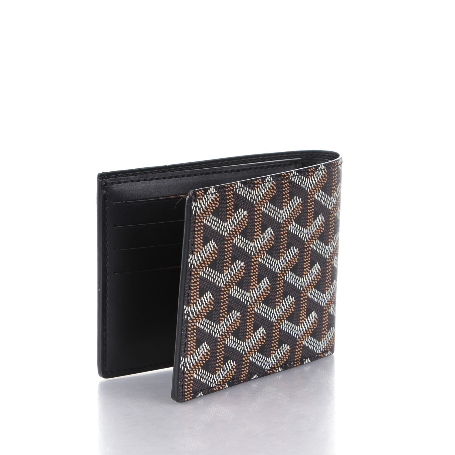 Goyard Goyardine Bi-Fold Victoire PM Wallet Black 3 of 7