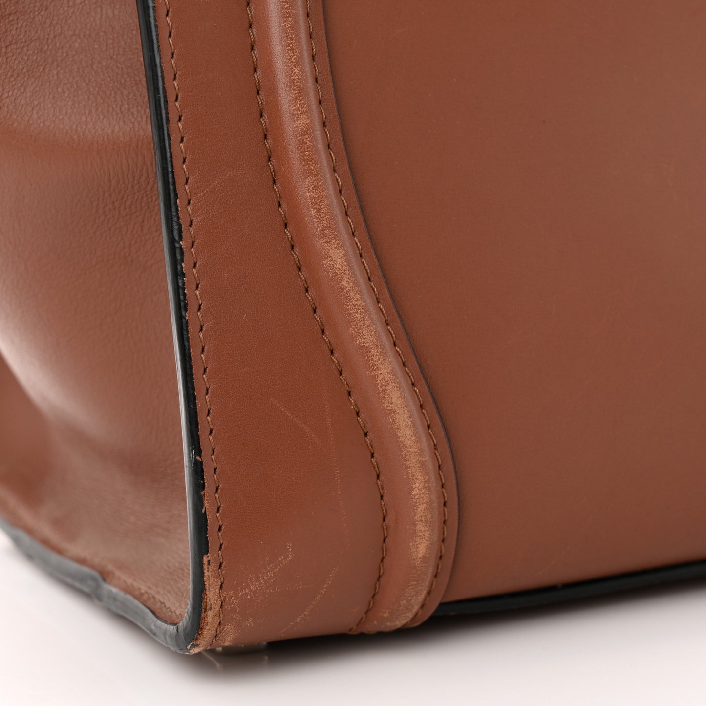 Smooth Calfskin Mini Luggage Sienna
