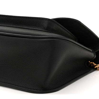 Louis Vuitton Grained Calfskin Lockme Chain Bag PM Black 9 of 10